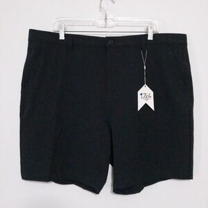 1764 Signature Mens Xander Chino Golf Shorts Size 40 (41x7) Black New